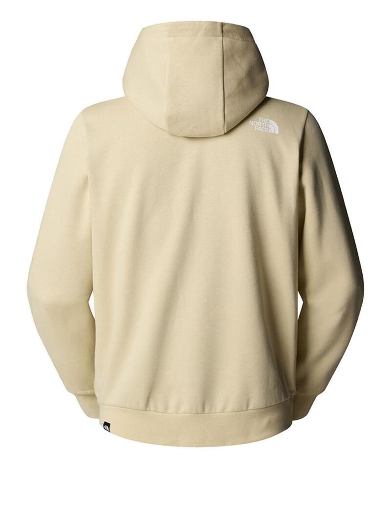 Felpa con cappuccio The North Face Easy beige per uomo