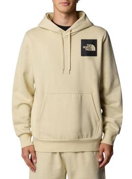 Felpa The North Face Fine beige per uomo