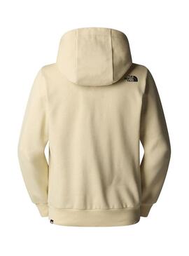 Felpa The North Face Fine beige per uomo