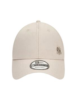 Cappello New Era Flawless 9Forty beige per uomo e donna