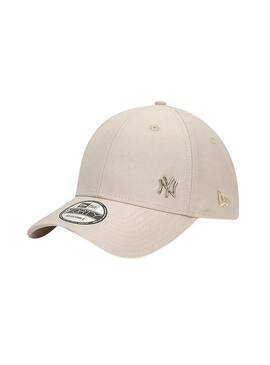 Cappello New Era Flawless 9Forty beige per uomo e donna