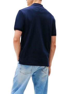 Maglia Tommy Jeans Linear navy per uomo