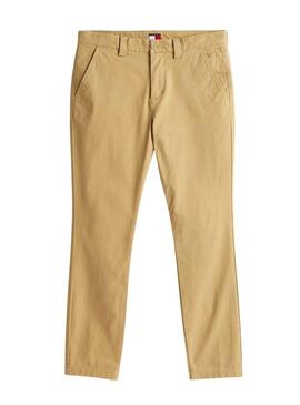 Pantaloni cinesi Tommy Jeans Austin beige per uomo