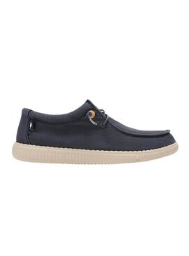 Scarpe Walkin Pitas Wallabi blu scuro per uomo