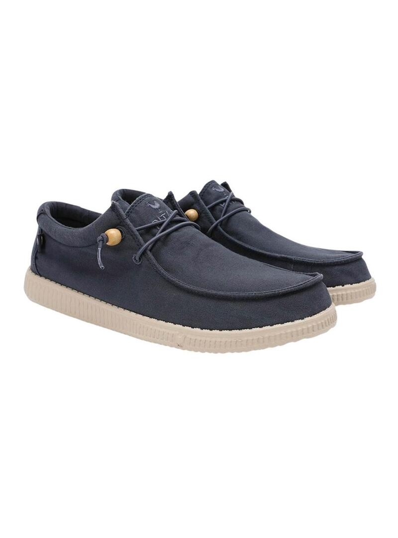 Scarpe Walkin Pitas Wallabi blu scuro per uomo