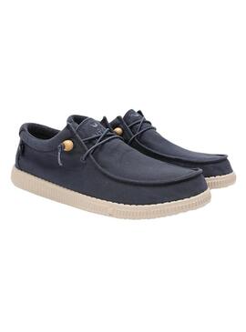 Scarpe Walkin Pitas Wallabi blu scuro per uomo