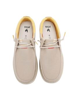 Scarpe Walkin Pitas Deck beige per uomo