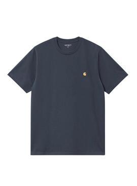 Maglietta Carhartt Chase blu per uomo