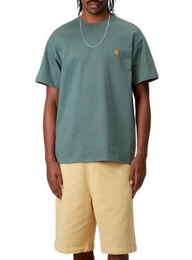 Maglietta Carhartt Chase verde per uomo