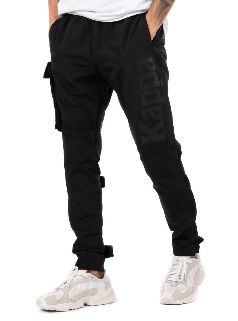 Pantalone uomo Kappa exclusive Nero con tasche