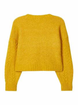 Pullover Name It Netrea Eights Mustard per Bambina