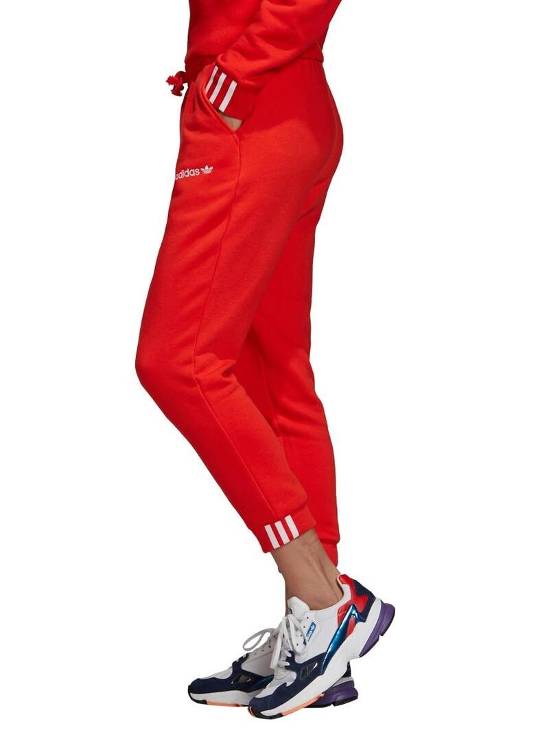 Adidas pantaloni fashion donna rosse